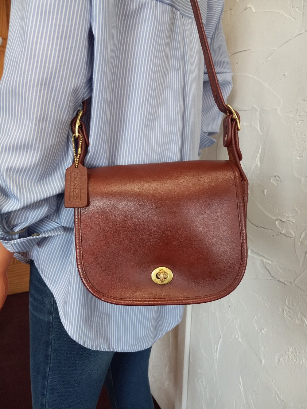 Coach NYC Vintage Small Shoulder Bag #9530